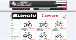 Desktop Screenshot of korkutbisiklet.com
